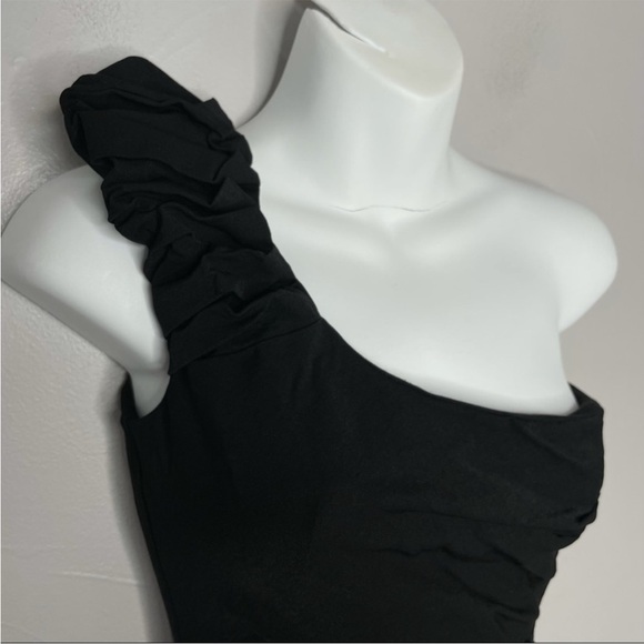 SPEECHLESS Black One Shoulder Bodycon Mini Dress - Picture 3 of 7